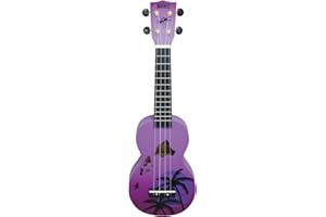 Mahalo Ukuleles Mahalo Designer Series Ukulele, Right Handed, Purple Burst, Soprano (MD1HA ppb)