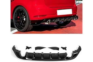 NMDNNJ Adatto per Golf MK7.5 GTI Facelift 2017 2018 2019 2020 Nero Lucido, Labbro Posteriore dell'auto, Accessori per Auto, Esterno dell'auto, Modifica dell'auto