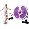 Ab Twist Waist Disc Board,Adjustable Waist Trainer Twisting Disc with Handles,Waist Slimming Balance Rotating Disc with Massage Foot Sole for Slimming Waist Arms Hips and Thighs