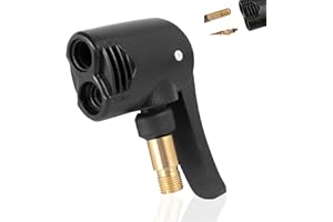 GUUFOO Autoventil Hebelstecker, 8mm Messing Autoventil Adapter, Reifenventil Reifenluftfutter, Messing Amerikanisches, Air Chuck Reifenfüllschlauch Autoventil Adapter für Auto Fahrrad Motorrad