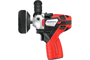 ACDelco ARS1214A1T G12 Lithium-Ion 12V (10.8V) 2-Speed 75mm Mini Cordless Polisher & Sander Car Buffer Detailing Power Tool - Tool Only (Bare Tool)