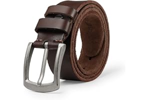 BELTER Cintura Uomo Pelle 100% Cinture da Uomo Cinturone Cinta Premio Cuoio 110-160cm Taglia Grossa Jeans Casuale Western Retrò Stile 3.8cm