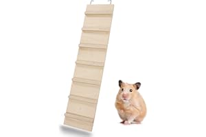 PETGARD Échelle en bois WEGA 50 - Extension de cage en bois - Accessoires cage pour rongeurs - Échelle en bois pour cage de souris - Accessoires pour écurie 50 x 12 x 1 cm