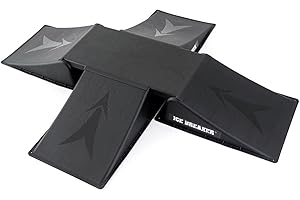 ADVENTURER Ice Breaker Children's 4-Way Mini Skateboard Ramp