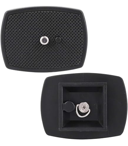 Plaque De Fixation Rapide Pour Trépied - Adaptateur 1/4 Pouce, Surface Antidérapante, Compatible DSLR - 5