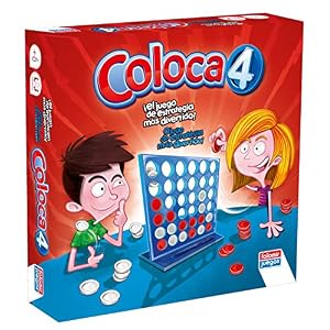 Falomir – Juego de Mesa Coloca 4 | Estimula Pensamiento Lógico | Refuerza Atención y Estrategia | para 6 Años en Adelante | Juega en Familia