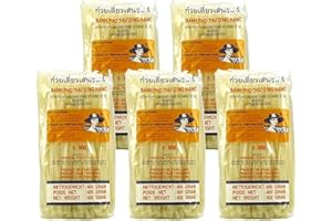 FARMER LUKRA Farmer - Nouilles asiatiques de 5 mm de large - paquet de 5 (5 x 400 g) - nouilles au riz thaï