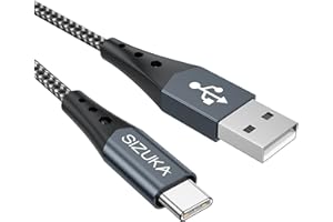 SIZUKA Kabel USB C krótki 50 cm kabel do ładowania typu C i kabel do transmisji danych Fast Charge Sync kabel do szybkiego ładowania do Samsung Galaxy S10, S9, S8, Plus, Note 10, 9, 8, A3, A5, 2017, Huawei