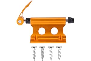 Tbkoly Bike Fork Mount Bicycle Bed Roof Bike Bike Fork Mount Block Mount for Road Bike yellow