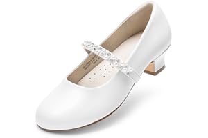 DREAM PAIRS Mary Jane Strap Bambine e Ragazze Scarpe Basse Ballerine Principessa Scarpe pada Matrimonio