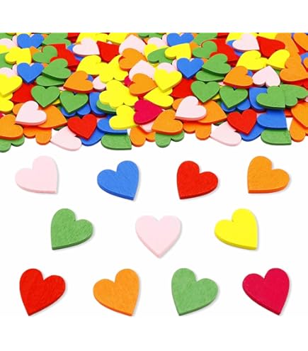 Tafel Confetti hart rood kopen