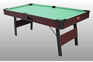 NG Biliardi Biliardo Siena (184 cm) con Gambe Pieghevoli e Ritorno di Palla