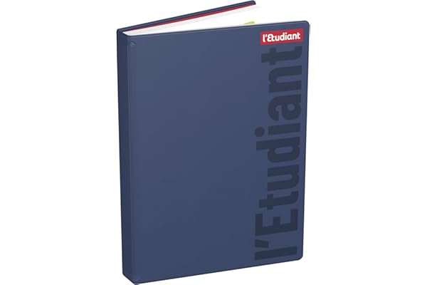 L'ETUDIANT COLLEGE Agenda Scolaire 2025-2026 Couverture ouatinée 15x21cm journalier Marine