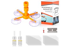 ACLONG Windschutzscheibe Reparaturset Werkzeug, Glasreparaturflüssigkeit, PKW Glas Reparatur Flüssigkeit, Steinschlag Reparaturset Windschutzscheibe Auto zur Reparatur von Kratzern, Sternen, Rissen