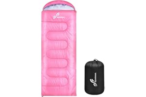 SPORTNEER Sacco a pelo per esterni, sportivo, per adulti e bambini, sacco a pelo da campeggio, per escursioni, viaggi con zaino