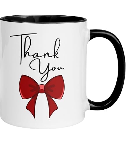 Danke-Tasse 'Von Herzen DANKE' – Spülmaschinengeeignet, Für Rechts- Und Linkshänder