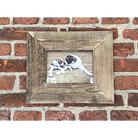 Bilderrahmen holz 13x18 cm aus Holz von alter Obstkiste handgemacht. Geschenk für Hochzeit, Taufe, Kommunion, Geburtstag, Weihnachten, Konfirmation, Muttertag etc.