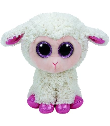 Ty Daffodil Lamm Beanie Boo – 15 Cm, Limitierte Oster-Edition, Mit Glitzeraugen, Plüschtier Zum Sammeln