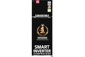 LG 276 L, 2 Star, Smart Inverter, Smart & Dairy Mode, Frost-Free Double Door Convertible Refrigerator (GLT2826XWOB, Onyx Black, Multi Air Flow & Convertible Space for More Storage, 2026 Model)