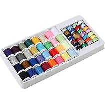 24 Nähgarn-Spulen Je 120 Yards – Polyester-Baumwolle, Bunte Farben, Für Maschine & Handarbeit