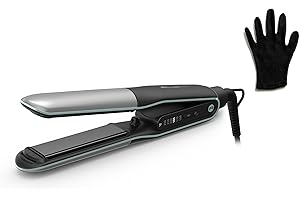 Rowenta Thermostyle 2-in-1, Piastra per Capelli in Titanio con Design Ergonomico Arrotondato, Tecnologia Ionica e Rivestimento in Ceramica per Stryling Lisci, Ricci e Mossi, SF7120