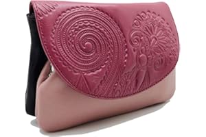 LUGUPELL Monedero de Mujer, Señora y Chica de Piel (Tricolor Orquidea)