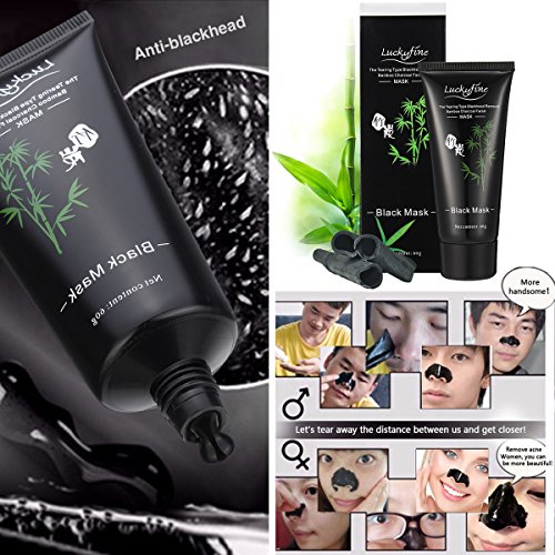Luckyfine zweite Generation 60g Black Head Ex Akne Peel off Maske Mitesser Gesichtsmaske entfernen Mitesser Reißen-Typ mask - 7