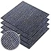 Produktbild Teppichfliesen Linea | auch für den gewerblichen Bereich | elegante Alternative zu Nadelfilz Bodenbelag | selbstliegend ohne Kleben | Royal Blau | 4er Set (1qm)
