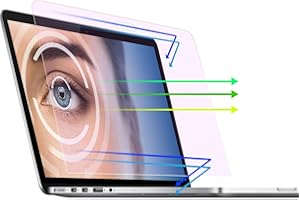 Phimoos Anti-Blue Light Screen Protector for MacBook Pro 13 Inch (2016-2022, M1, M2) & MacBook Air 13" (2018-2021, M1) Anti-Glare, Anti-Scratch, Anti-Fingerprint, UV Blocker, Eye Protective