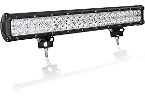 AUXTINGS 22 pulgadas 144W Spot Flood Barra Luces LED Work Driving Light Bar Offroad SUV Truck 4WD