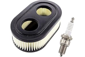 MCHNIC REEMO Filtro dell'aria e candela di accensione per motori Briggs & Stratton 500 500E 550E 550EX 575EX 625E 675 625EX 675EX 675EXI 725EXI Serie sostituisce il numero di parte 593260 798452 4247 5432K