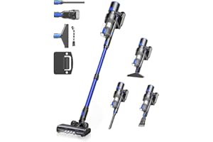 Buba Toys Cordless Vacuum Cleaner, Powerful Stick Vacuums & Electric Brooms, Lightweight & Rechargeable, Portable Upright Vacuum Cleaners for Carpet, Pet Hair, Home & Car Cleaning