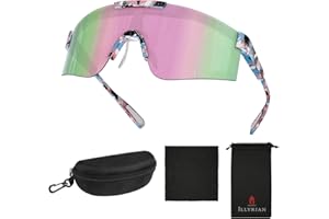 Ambienden Lunettes De Soleil De Velo Pour Hommes Et Femmes - Lunette Vitesse PolariséEs Avec Protection UV400 Et Coupe-Vent - Lunette De Soleil Ski LéGèRes Pour Le Cyclisme, La RandonnéE Et La PêChe