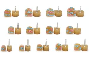 Medigy 13 Paires Talon Conseils robinets Kit ChaussuresHaut Talon De Réparation Chaussures Casquettes De Rechange Chevilles, en Forme De U