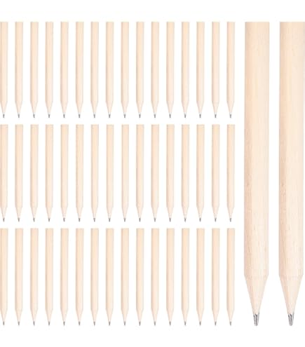 Lot De 120 Crayons HB Miniatures - 7.2mm Avec Gomme, Parfait Pour École Et Bureau