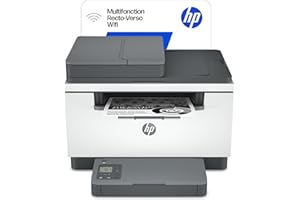 HP Laserjet M234sdw, 6GX01F, Imprimante Multifonction A4, Impression Recto Verso Automatique en Noir et Blanc, 29 ppm, Wi-FI, Ethernet, USB, ADF, Smart, sans fax, écran LCD à icônes, Grise