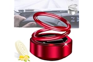 QOOBOM AEXZR Tragbare kinetische Mini-Diffusor, automatisch rotierende für Auto & Haushalt (rot)