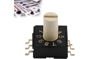 ZFRITP 1PCS Commutateur Rm3haf-10,Interrupteur d'encodeur Rotatif avec Poignée 3: 3 pour Les équipements Audio/Vidéo, Commutateur RM3HAF-10 Bouton Boîte à Histoires Lunii Ma Fabrique à Histoires.