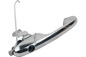 EUTEEWAL Right Handle Fit Fiat 500 and 500C Chrome Outer Door Handle Offside Right Drivers Side 735592012