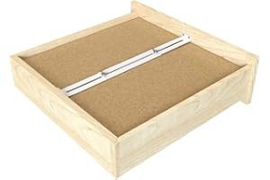 FRMSAET Kit de réparation de tiroir - Utilisé pour renforcer et réparer les tiroirs en bois/MDF/aggloméré Quincaillerie de renfort d'armoire Accessoires de meubles Supports. (Paquet de 4)