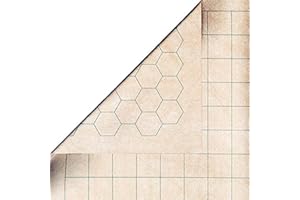 GAMES ALLIANCE Chessex Role Playing Play Mat: "Megamat" Double-Sided Reversible Mat for RPGs...