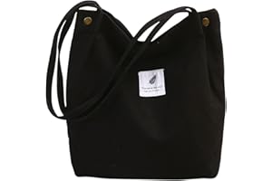 LINGSFIRE Women Canvas Tote Bag, Girls Women Shoulder Handbags Capacity Shopping Bag Beach Bag Simple Printed Ladies Casual Chic Cross Body Bag for Travel Daily Use