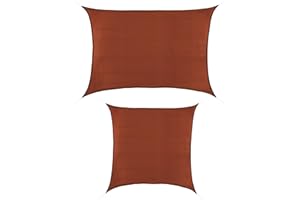 Voile d'ombrage Shadow par BB Sport 3m x 4m terracotta