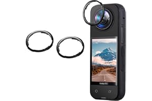 Higatful Insta 360 X4 szkło hartowane osłona obiektywu obudowa 10H twardość, osłona obiektywu do Insta360 X4 akcesoria, Przezroczysty, Nowoczesny