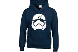 JLB Print Storm Trooper Slashed Helmet Sci Fi Movie Film Inspired Premium Quality Unisex Hoodies for Men, Women and Teens