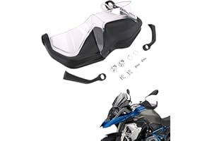 ANXIN Protectores de manos de motocicleta de plástico ABS con deflectores transparentes para S1000XR F800GS R1200GS R1200GS LC 2013-2018 R1250GS/ADV 2018 2019..