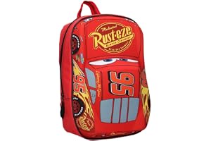 Disney 760-8462 Piston Cup Champion Cars Lightning McQueen 3D-effekt ryggsäck, 35x24x9 cm