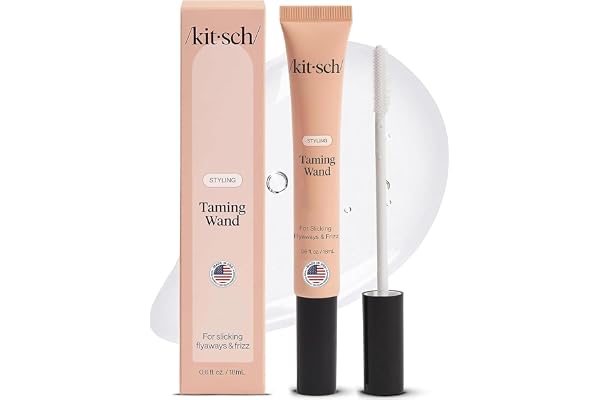 Kitsch Fly Away Stick for Hair – Taming Wall med biotin, aloe och E-vitamin – Clear Hair Mascara för Flyaways & Baby Hairs – Edge Control Lightweight Hair Finishing Stick & Multi-Use Hair Stick – 18