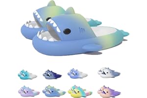 YImoomus Sharklas Originales NiñO, Sharky Chanclas Suela Gruesa Antideslizante, Sharklas Niña Tiburón Verano Zapatillas