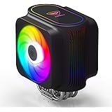 CP3 PC CPU Fan Cooler RGB PC Cooling Fan CPU Air Cooler Dual Quite 120mm PWM Fan Tower CPU Cooler for E-Sports with 6 Heat Pi